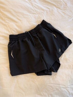 ASICS Black Women's Running Shorts with Inner Liner